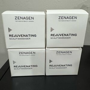 4 Zenagen Rejuvenating Scalp Massager, Black